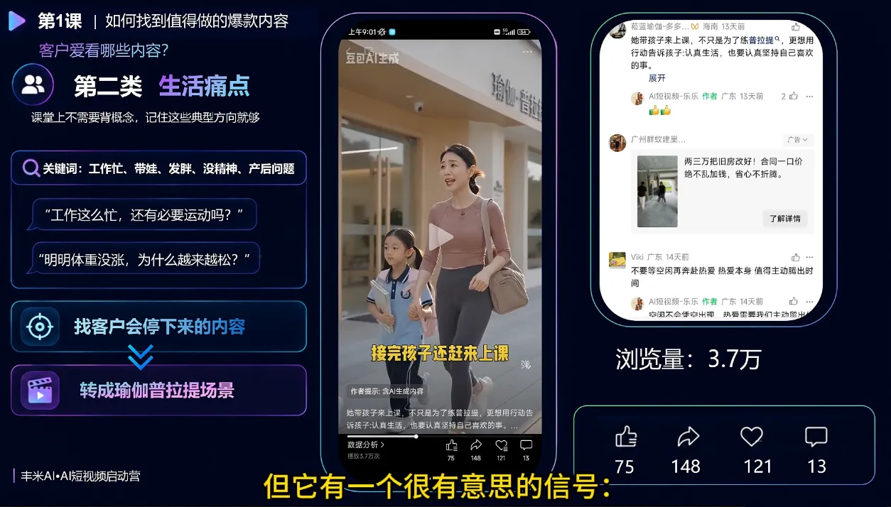丰米AI·AI短视频启动营-副业吧