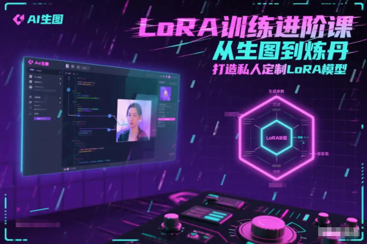 LoRA训练进阶课，从生图到炼丹，打造私人定制LoRA模型-副业吧