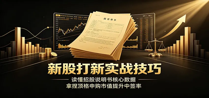 新股打新实战技巧:读懂招股说明书核心数据,拿捏顶格申购市值提升中签率-副业吧
