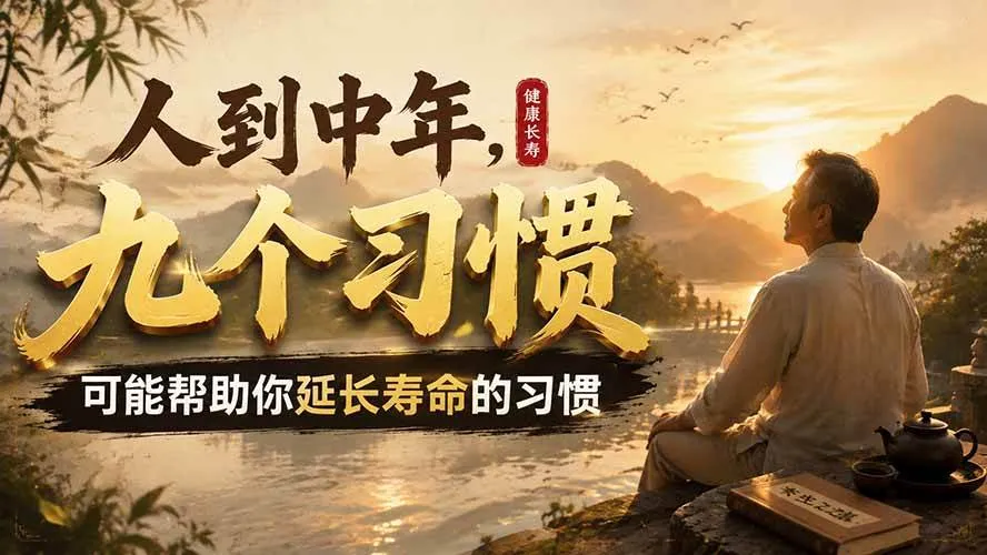 （19707期）付费文章：人到中年，九个可能帮助你延长寿命的习惯-副业吧