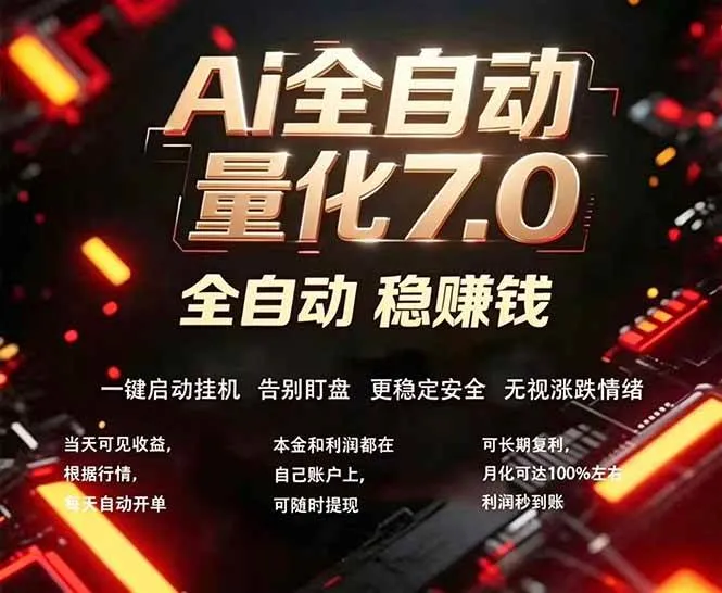 (19420期)EA黄金量化7.0 ,24小时全自动挣美金,小白轻松操作,日入1000+-副业吧