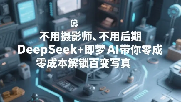 不用摄影师、不用后期，DeepSeek+即梦AI带你零成本解锁百变写真！-副业吧