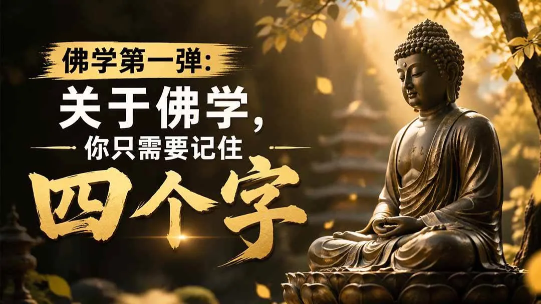 （19728期）付费文章：佛学第一弹:关于佛学，你只需要记住四个字-副业吧