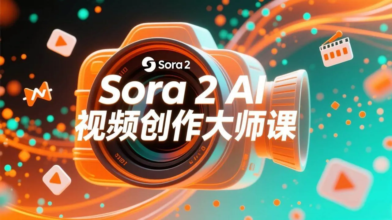（17081期）如何利用Sora 2创建流行AI人工智能视频大师班教程：掌握创作全流程，产出百万播放内容-副业吧