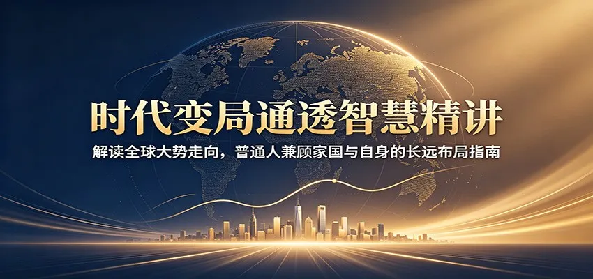 时代变局通透智慧精讲:解读全球大势走向,普通人兼顾家国与自身的长远布局指南-副业吧