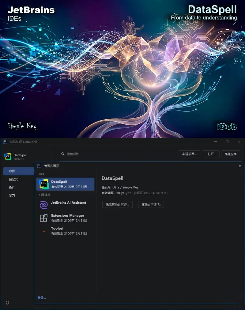 DataSpell v2026.1.2 直装特别版-副业吧