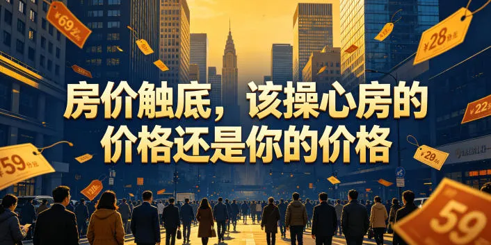 付费文章：房价触底，该操心房的价格还是你的价格-副业吧