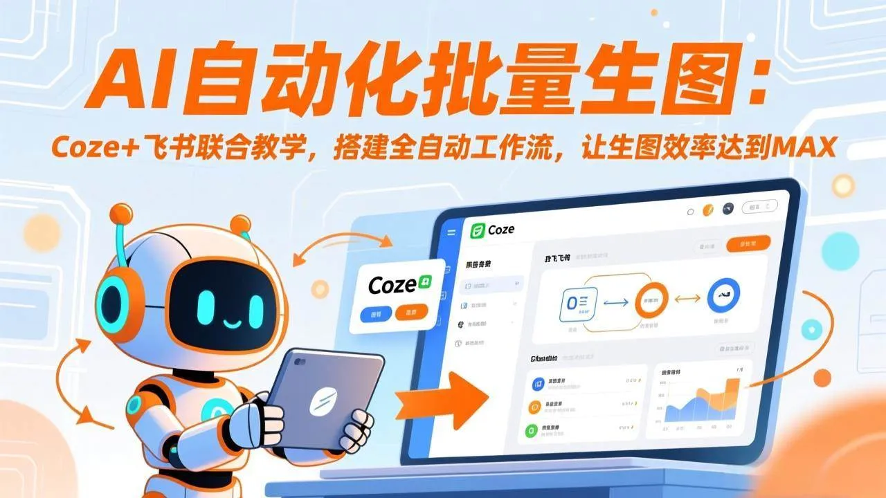 （17575期）AI自动化批量生图：Coze+飞书联合教学，搭建全自动工作流，让生图效率达到MAX-副业吧