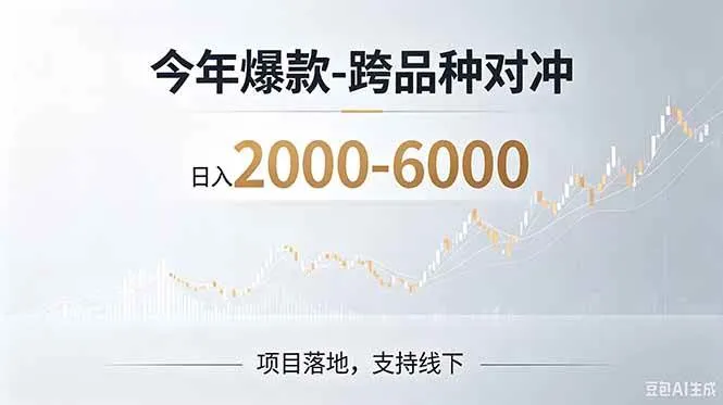 (19150期)2026创业新风口—跨品种对冲震撼首发!日收益2000-6000+,项目绿色长久,安全稳健-副业吧