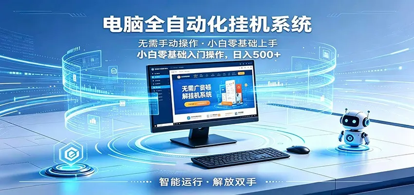 智能广告挂机无需值守，小白上手轻松实现每日增收-副业吧