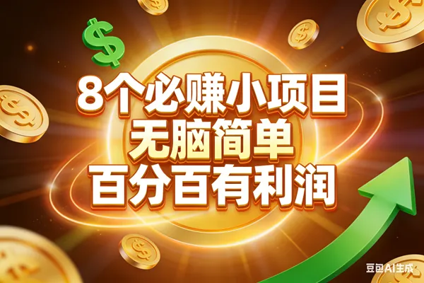 （17178期）10个必赚小项目，无脑简单，百分百有利润，副业首选，日入200+-副业吧
