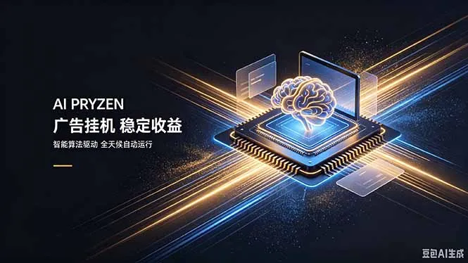 AI Pryzen 广告挂机|24小时自动跑,日入300-500,新手零门槛-副业吧