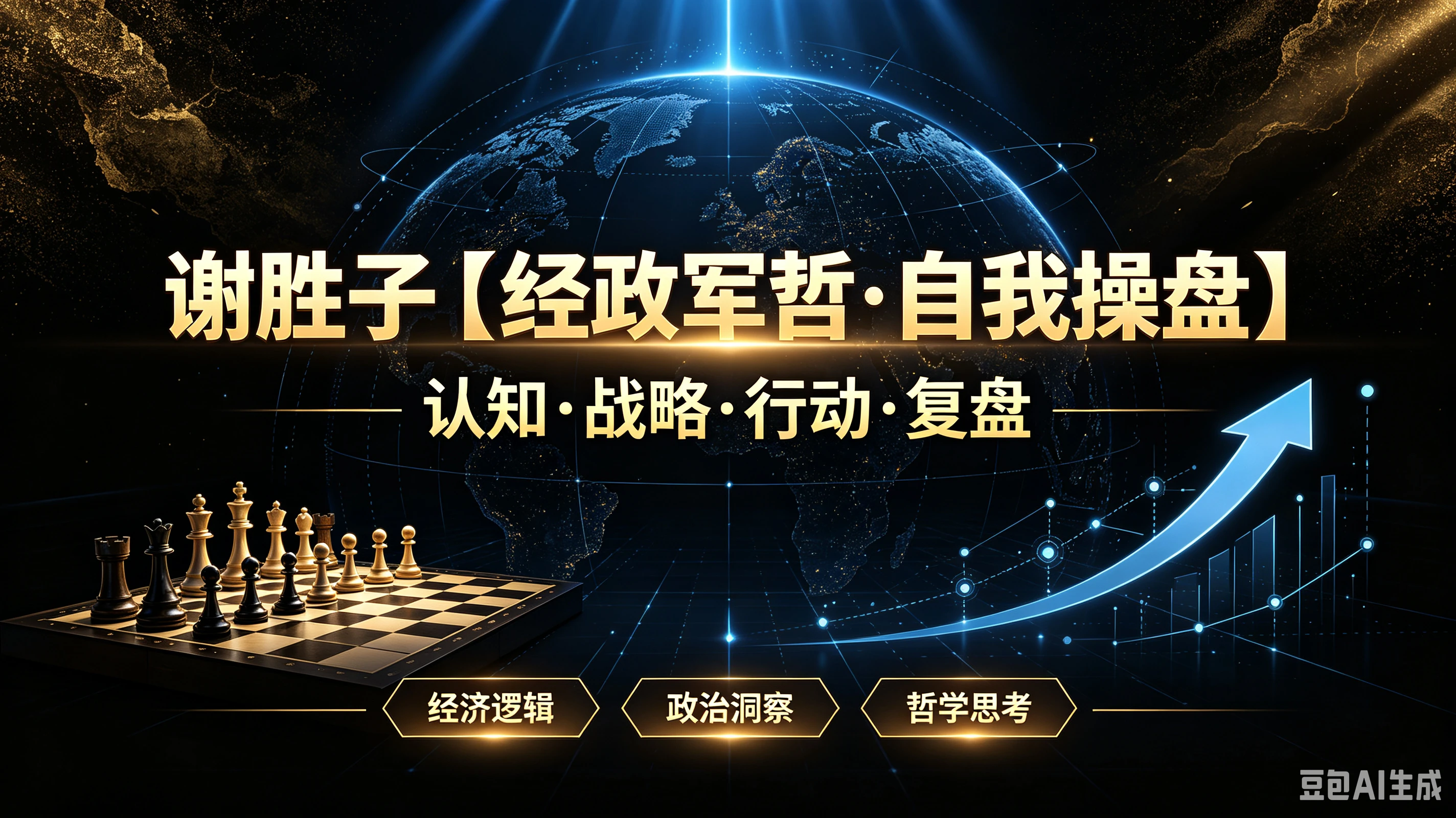 谢胜子【经政军哲·自我操盘】认知·战略·行动·复盘、经济逻辑、政治洞察、哲学思考-副业吧