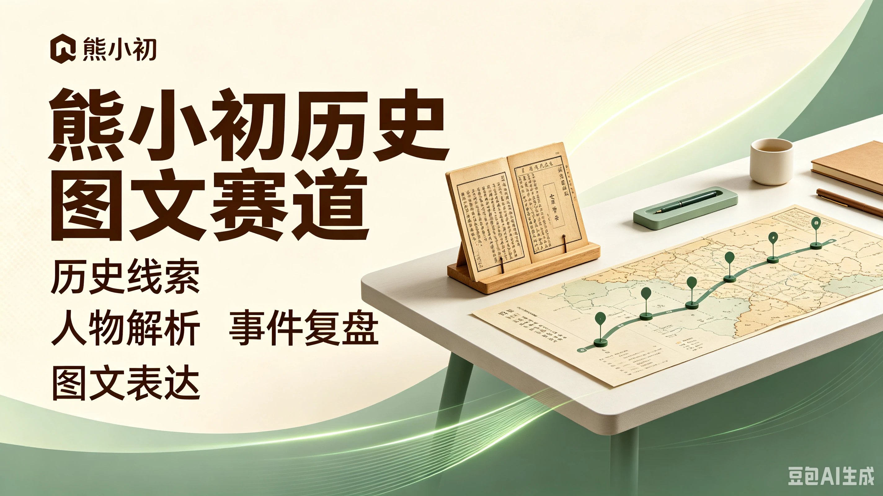 【精】熊小初历史图文赛道,历史线索、人物解析、事件复盘、图文表达-副业吧