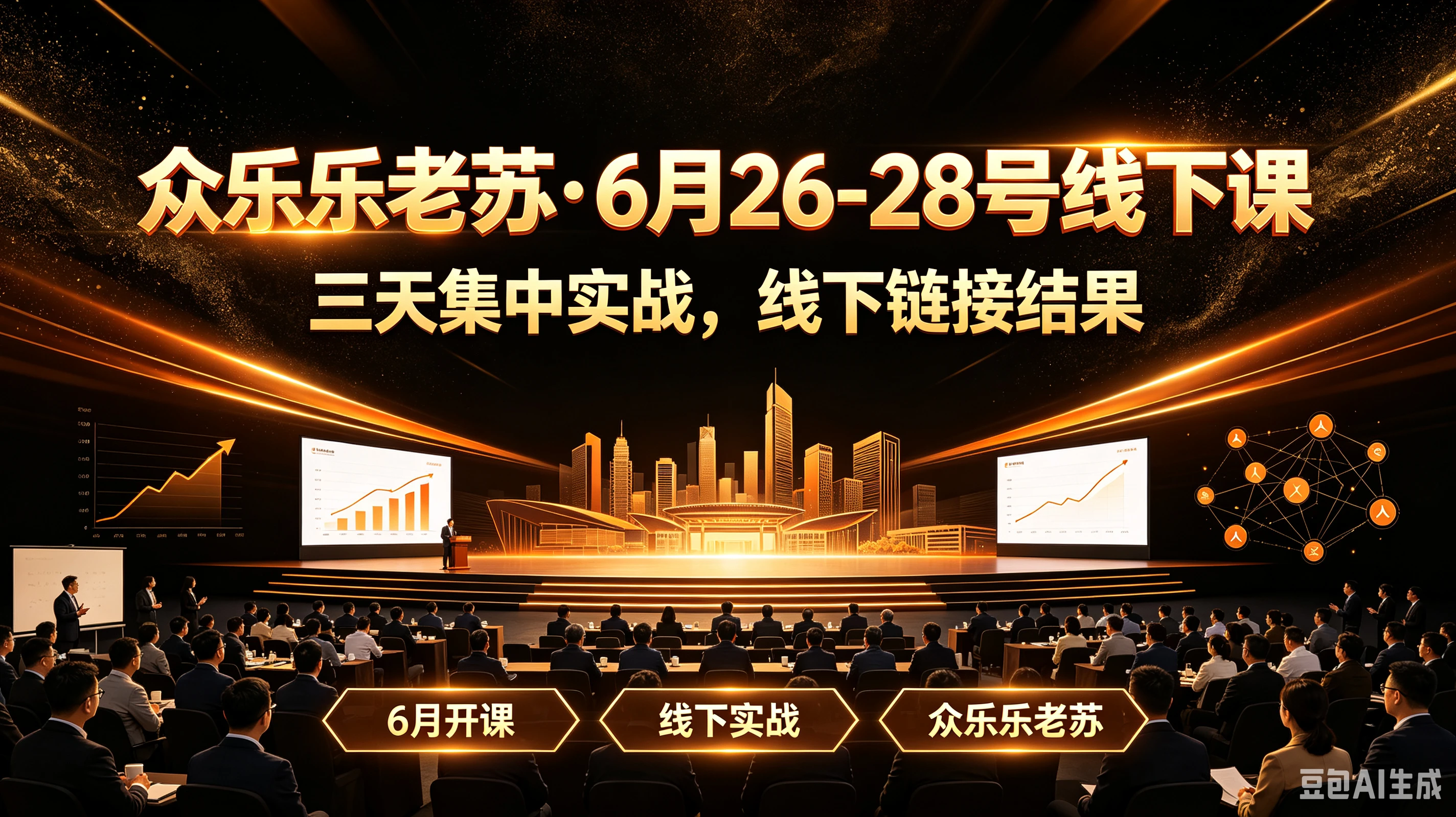 【精】众乐乐老苏·6月26-28号线下课三天集中实战,线下链接结果,6月开课、线下实战、众乐乐老苏-副业吧