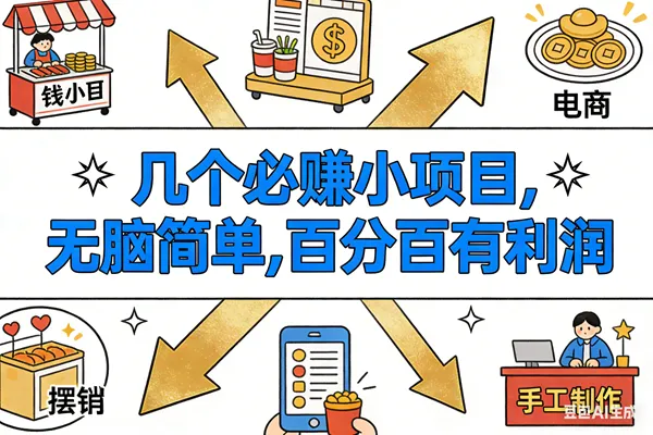 （16956期）9个必赚小项目，无脑简单，百分百有利润，副业首选，日入200+-副业吧
