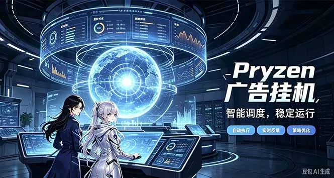 Pryzen广告全自动挂机给自己一个交代,门槛低,零基础小白也可以快速上手-副业吧
