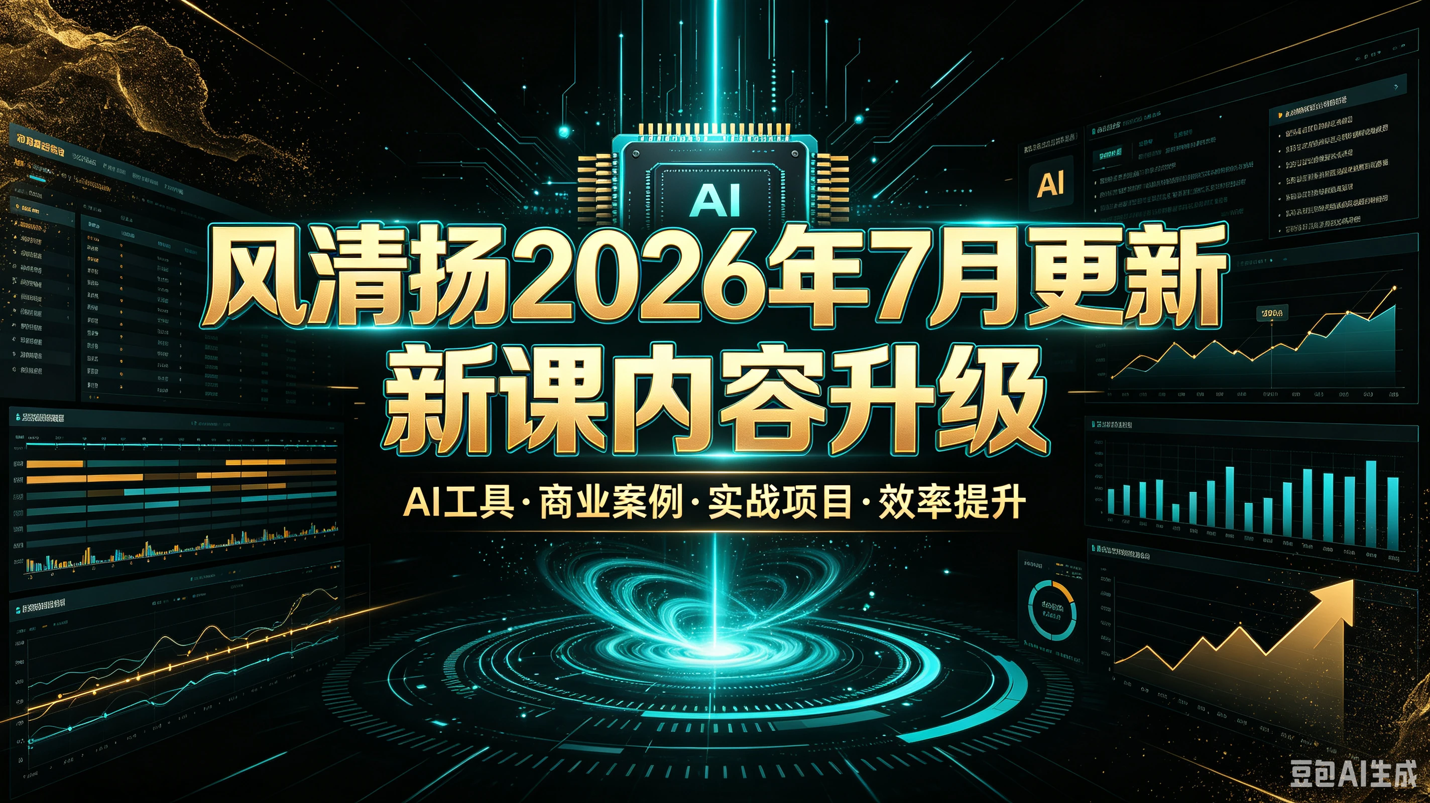 【精】风清扬2026年7月更新新课内容升级,AI工具·商业案例·实战项目·效率提升-副业吧