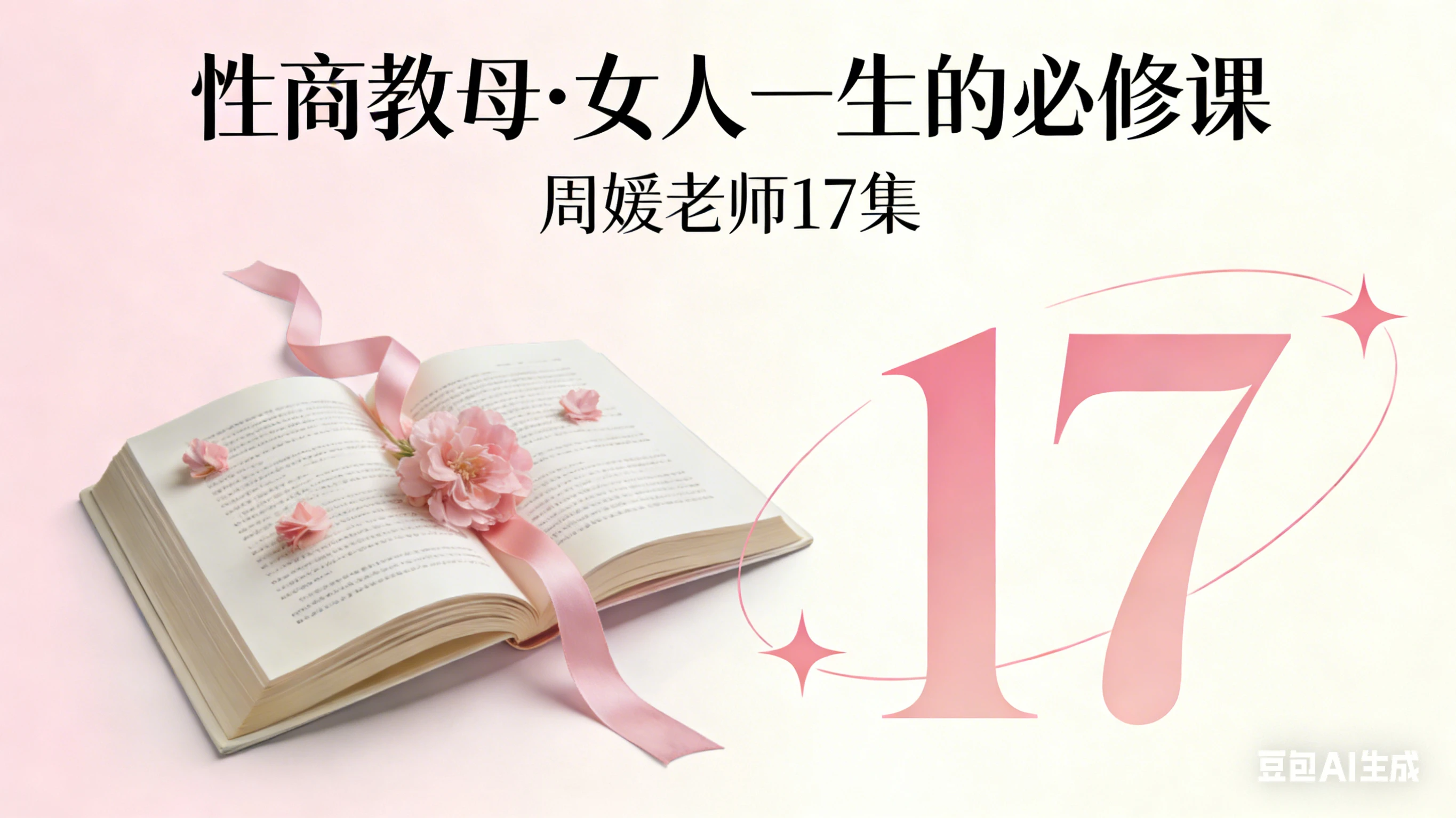 【性商教母】女人一生的必修课周媛老师17集-副业吧