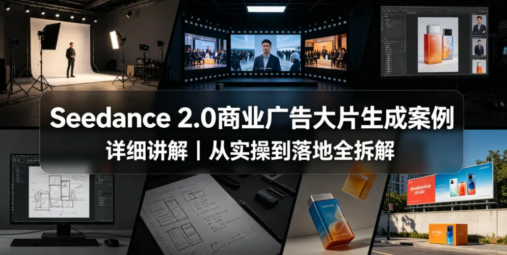 Seedance 2.0商业广告大片生成案例详细讲解｜从实操到落地全拆解-副业吧