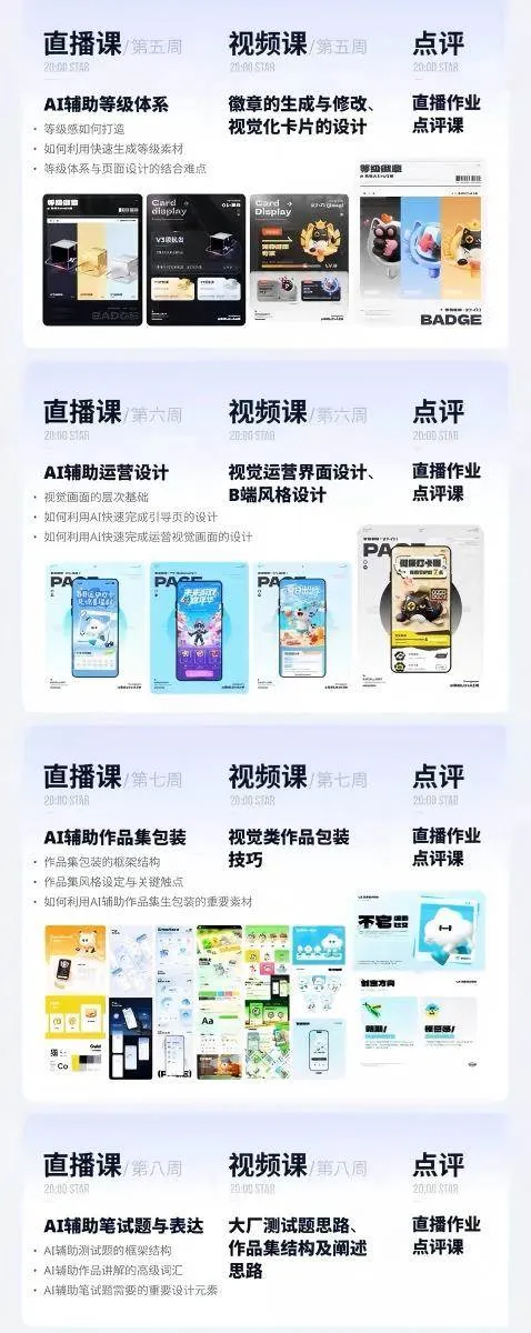 (19378期)AI+UI系统实战课:十周完整教学|图标IP运营视觉|笔试作品集交互动效全套落地教程-副业吧