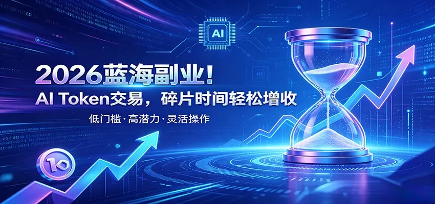 AI Token算力赛道！普通人可入局的数字副业，零门槛快速起步-副业吧