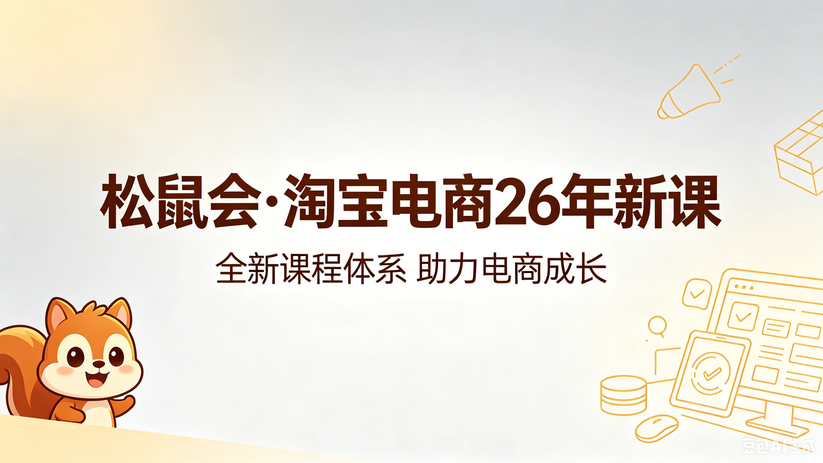 【精】松鼠会·淘宝电商26年5月新课(价值4980元)-副业吧
