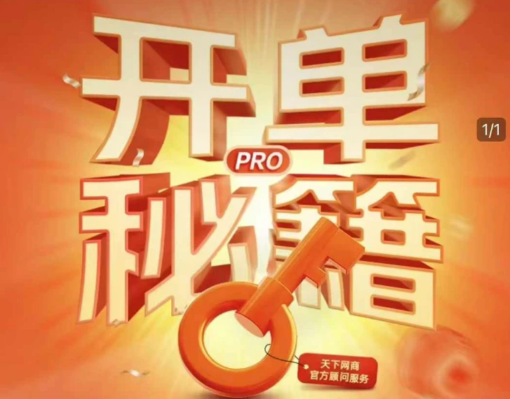【精】天下网商-开单秘籍PRO淘天实战陪跑计划(2026年6月价值3980元)-副业吧