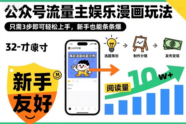 ‍‬⁢‍⁡‍‍⁡⁣⁤‍‬⁡⁣⁢⁣‍⁣‌‌⁢⁡⁡‌⁢⁣⁢⁢‌⁣‬⁣‬‬⁣⁢⁢⁣公众号流量主娱乐漫画玩法，只需3步即可轻松上手，新手也能条条爆-副业吧