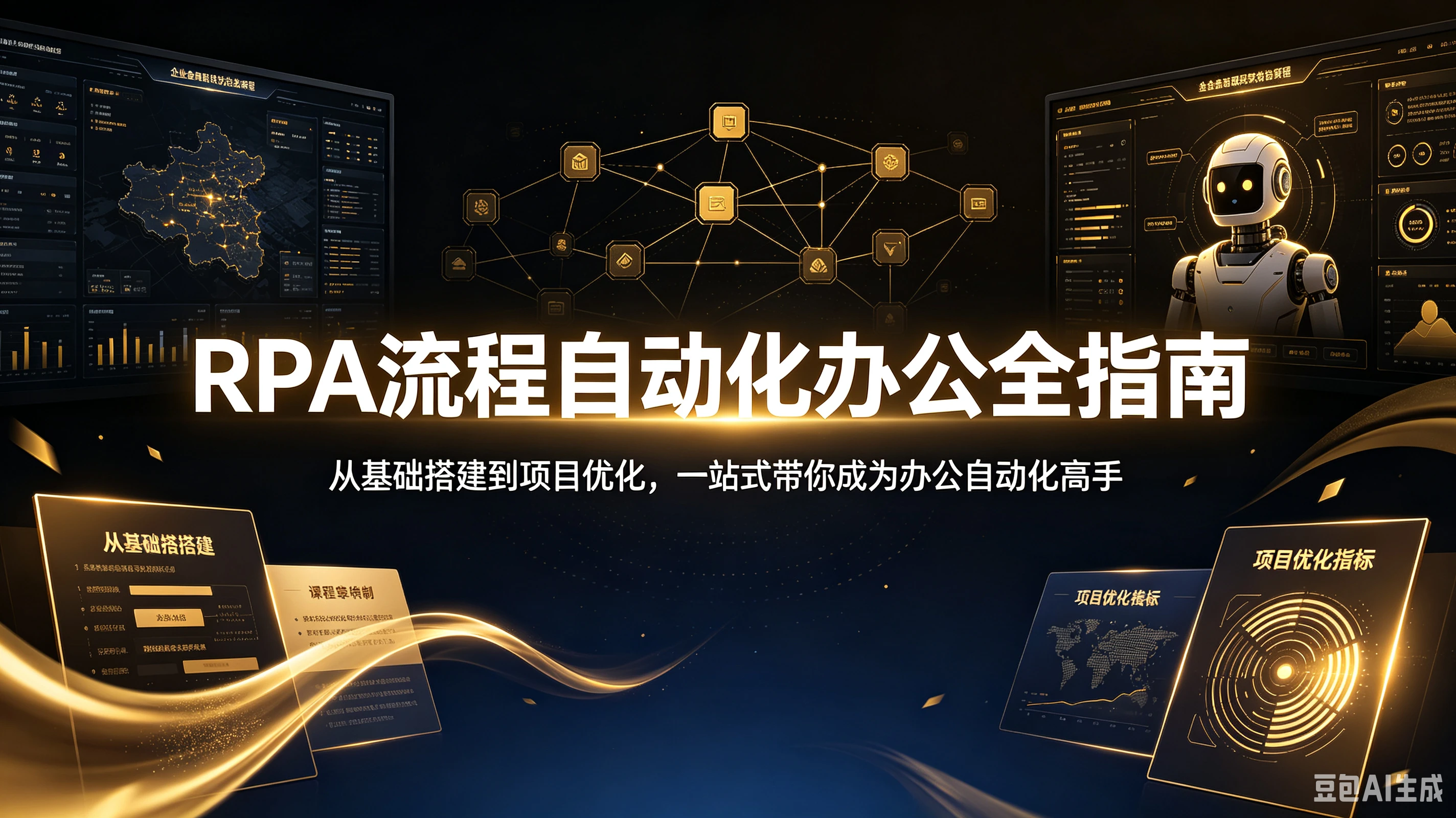 【精】RPA流程自动化办公全指南,从基础搭建到项目优化,一站式带你成为办公自动化高手-副业吧