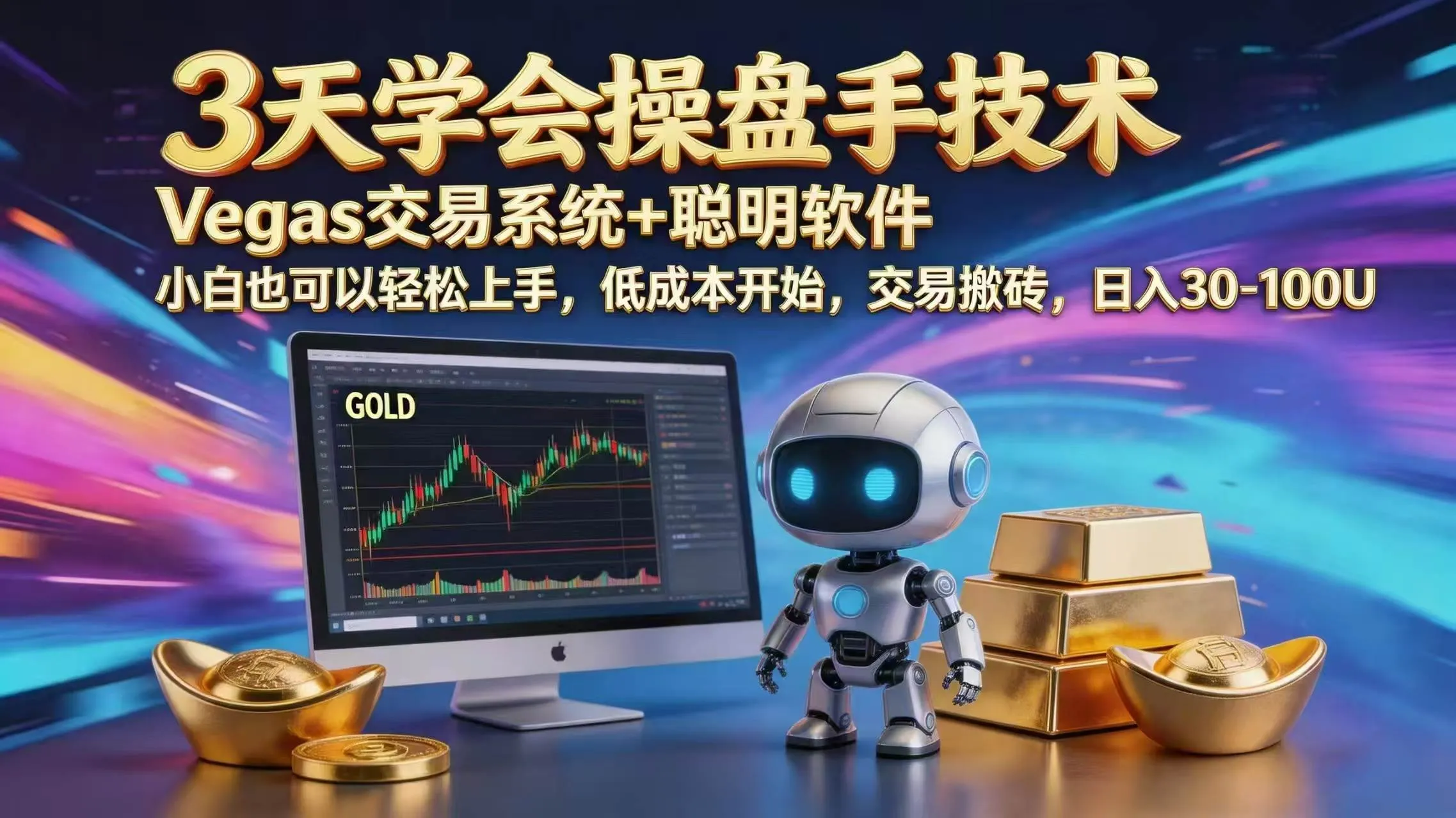 （18613期）三天学会操盘手技术，vegas技术+聪明软件，小白也可以轻松上手，日入1000+-副业吧