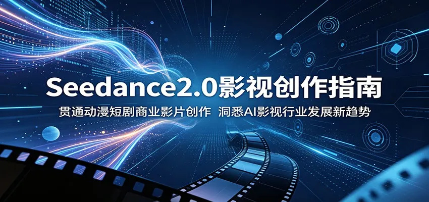 Seedance2.0影视创作指南:贯通动漫短剧商业影片创作,洞悉AI影视行业发展新趋势-副业吧