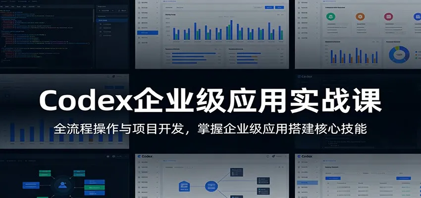 Codex企业级应用实战课：全流程操作与项目开发，掌握企业级应用搭建核心技能-副业吧