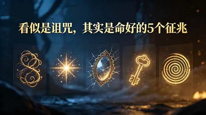（19089期）付费文章：看似是诅咒，其实是命好的5个征兆-副业吧
