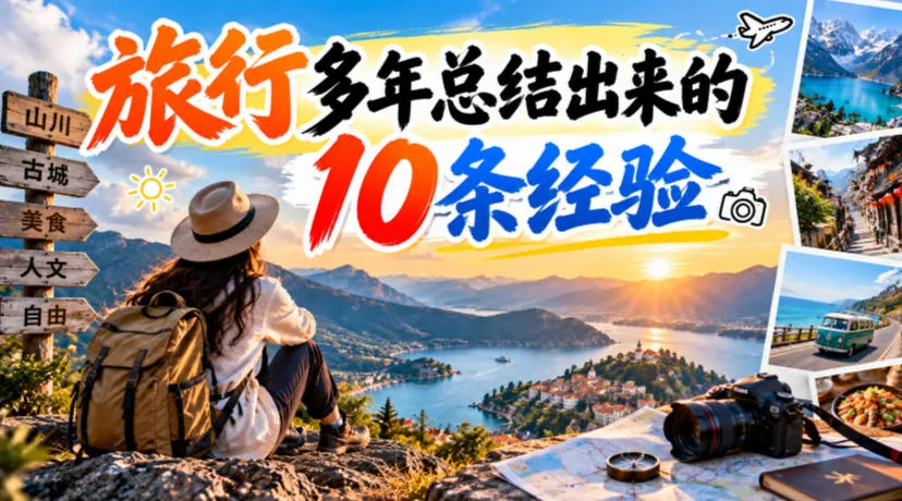 付费文章:旅行多年总结出来的10条经验-副业吧