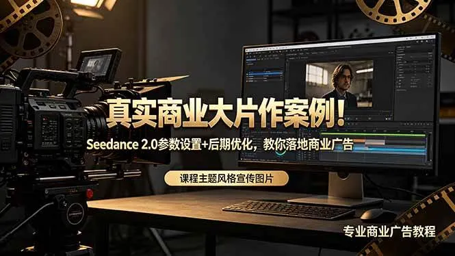 （18484期）真实商业大片作案例！Seedance 2.0参数设置+后期优化，教你落地商业广告-副业吧