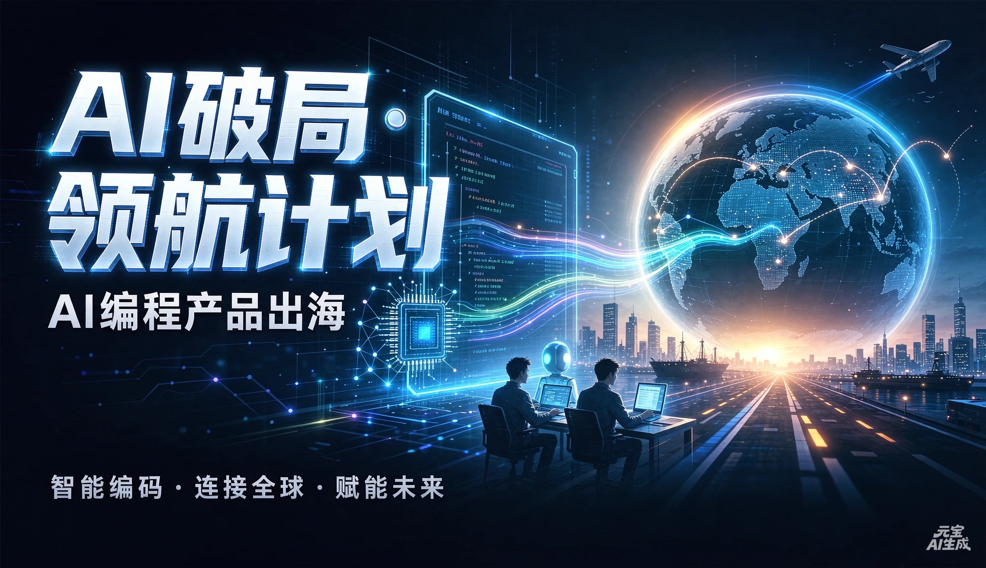 【精】AI破局·领航计划- AI编程产品出海,从技术到全球增长-副业吧