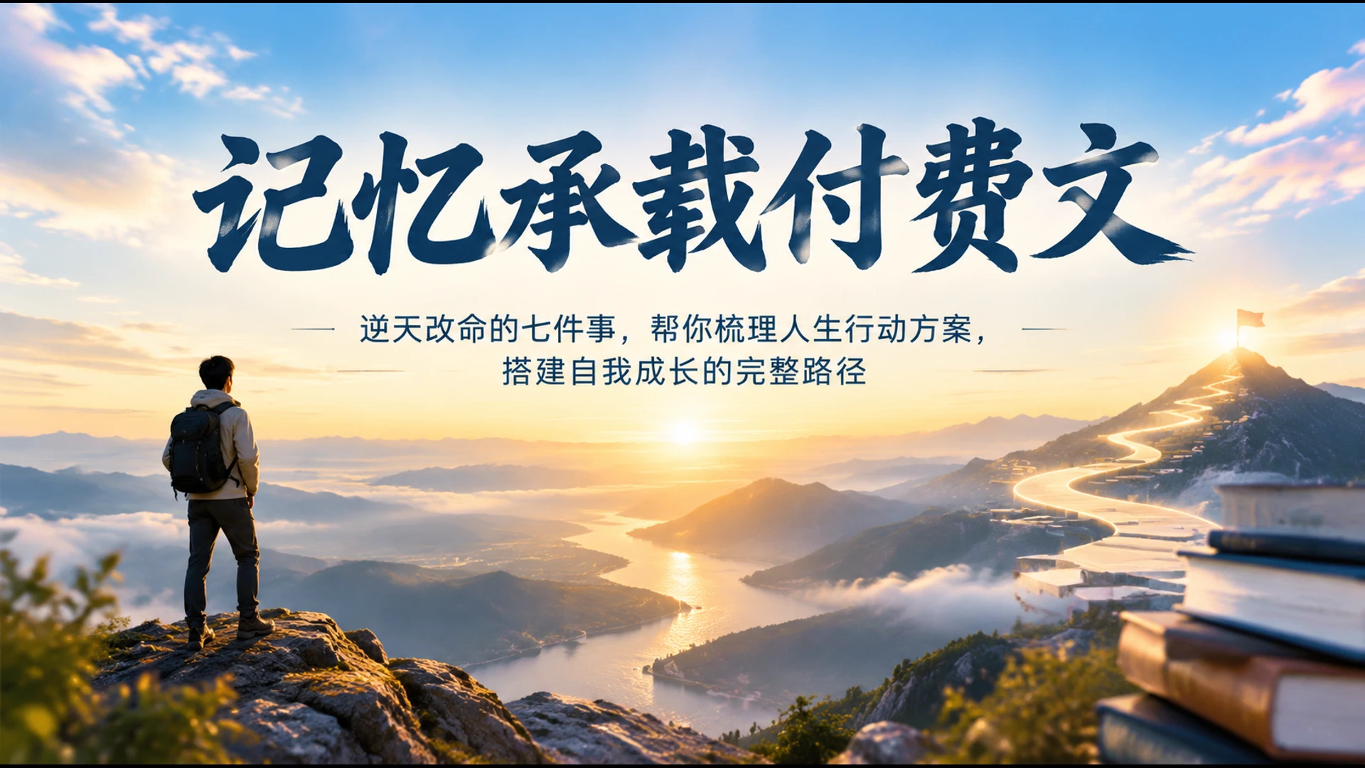 记忆承载付费文:逆天改命的七件事,帮你梳理人生行动方案,搭建自我成长的完整路径-副业吧
