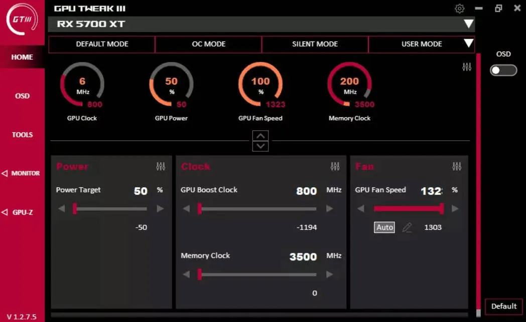 显卡超频GPU Tweak III v2.0.8.5-副业吧