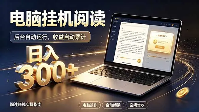 看小说也有收益?自动化流程,轻松日入300+-副业吧