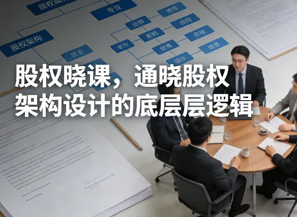 股权晓课，通晓股权架构设计的底层逻辑-副业吧