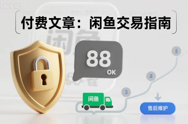 付费文章：闲鱼交易指南，怎么才能降低被坑被马扁的概率-副业吧