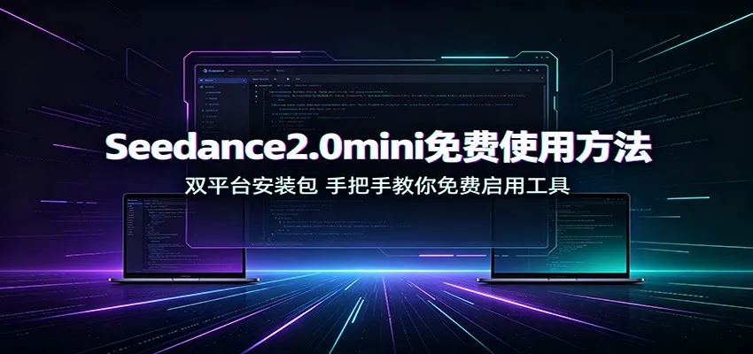 Seedance2.0mini免费使用方法:双平台安装包,手把手教你免费启用工具-副业吧