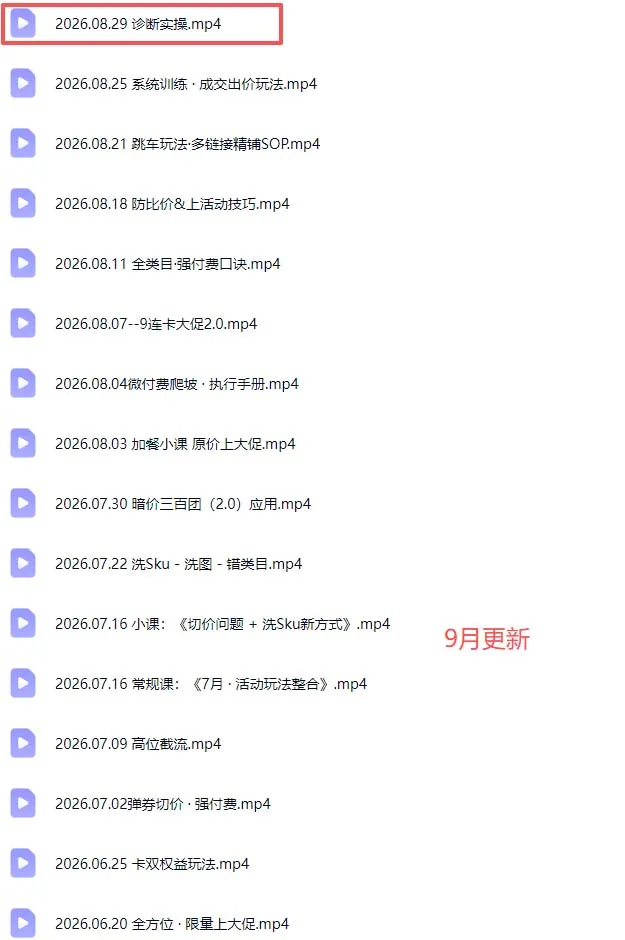 拼多多实战特训营(更新26年0831-副业吧