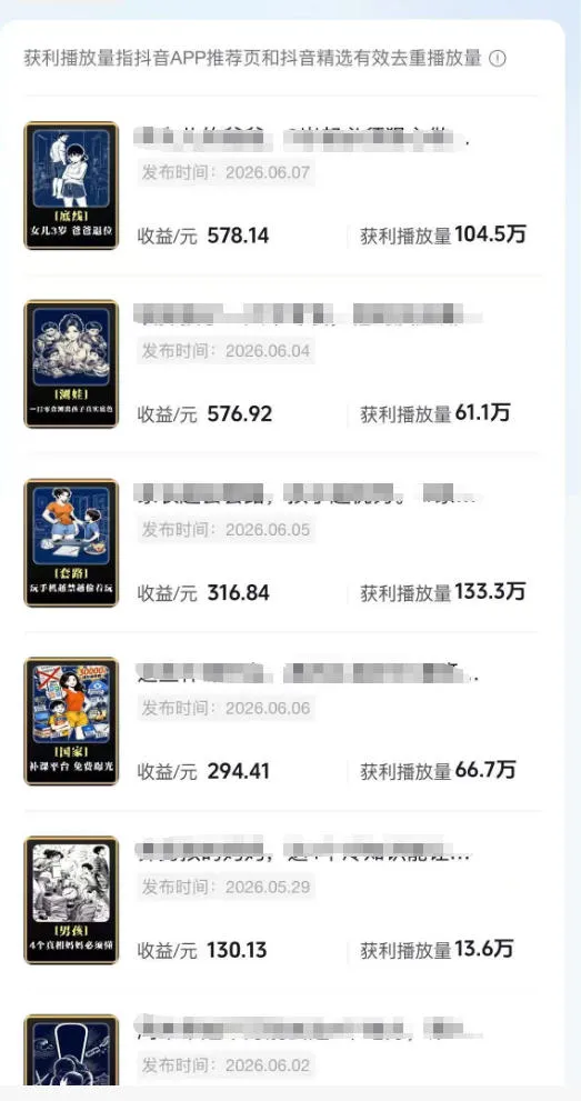 抖音某博主的育儿Ai视频全流程0-1实操,伙伴计划+分成计划+商单收徒等多种收益,日入300+-副业吧
