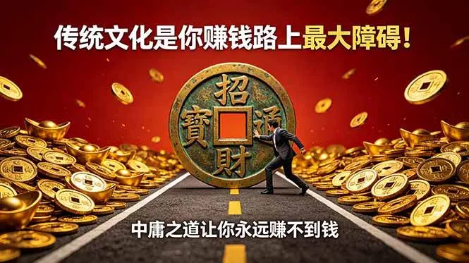 (18872期)付费文章:传统文化是你赚钱路上最大障碍!中庸之道让你永远赚不到钱-副业吧