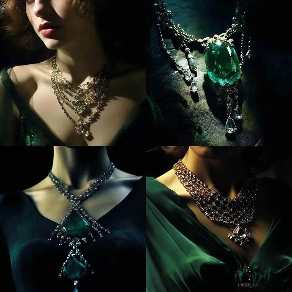 463个Midjourney珠宝摄影提示词：覆盖全品类珠宝，AI设计秒出专业效果-副业吧