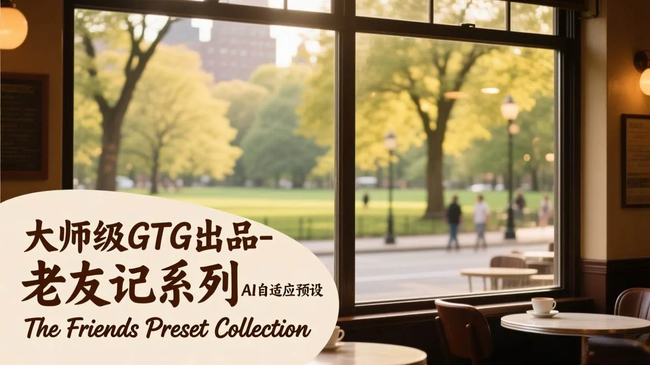 （17403期）大师级GTG出品-老友记系列AI自适应预设The Friends Preset Collection
