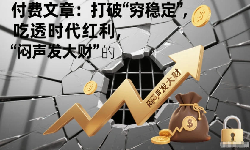 付费文章：打破“穷稳定”，吃透时代红利，“闷声发大财”的终极真谛-副业吧