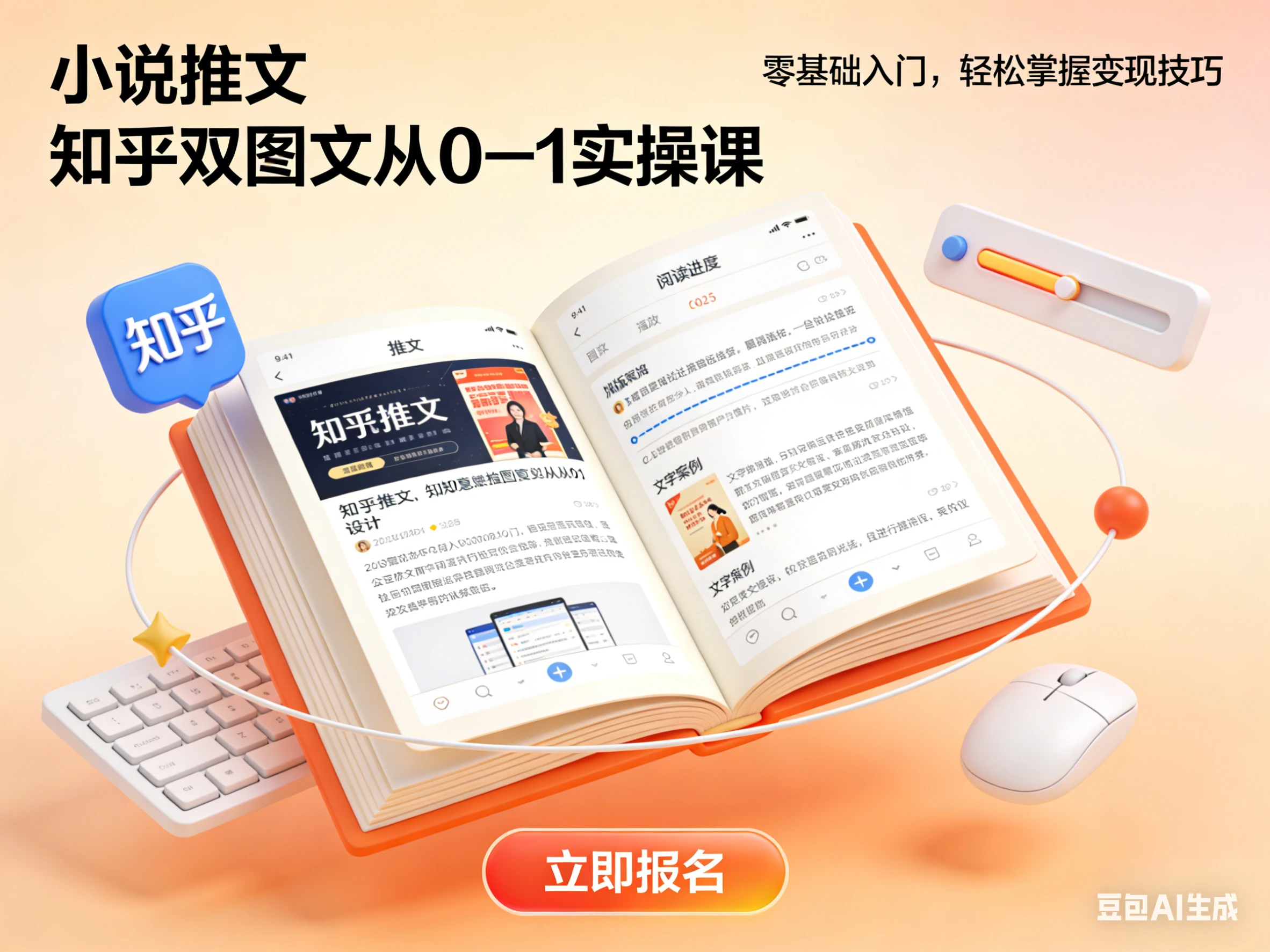 小说推文 知乎双图文从0—1实操课-副业吧